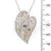 1.65ct Mixed Colour Diamond Pendant - 3