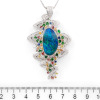 Boulder Opal, Gemstone & Diamond Pendant - 2
