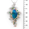 Boulder Opal, Gemstone & Diamond Pendant - 3
