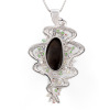Boulder Opal, Gemstone & Diamond Pendant - 4