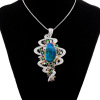 Boulder Opal, Gemstone & Diamond Pendant - 5