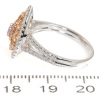 Pink & White Diamond Dress Ring - 3