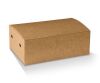MEDIUM KRAFT BOARD PAPER SNACK LUNCH BOXES - PRINTED