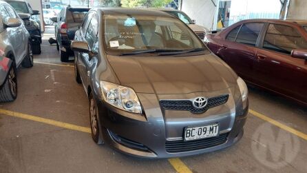 2009 Toyota Corolla ZRE15 Ascent Hatch Unknown