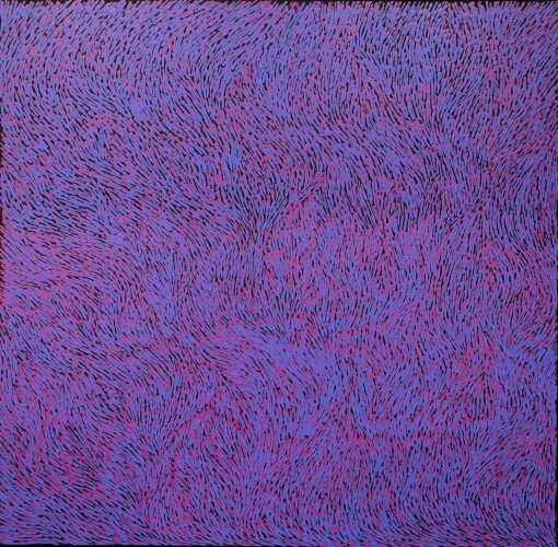 LYNETTE CORBY NUNGURRAYI "Tree Root Dreaming" Acrylic on linen. Painted 2021. Comes with Certificate of Authenticity. Artwork is stretched and ready to hang. 115cm x 117cm