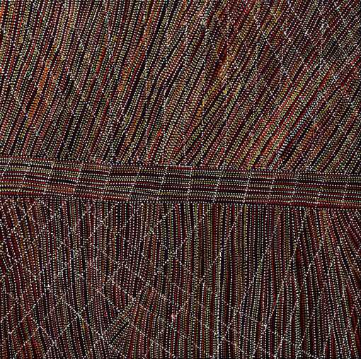 LIZZIE PWERLE"Awelye"Acrylic on linen.Painted in 2021.Comes with Certificate of Authenticity.Artwork is stretched and ready to hang.79cm x 80cm