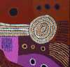 GAIL NAPANGARDI "Bush Onion Dreaming" Acrylic on linen. Painted in 2022. Comes with Certificate of Authenticity. Artwork is stretched and ready to hang. ???????80cm x 92cm - 3