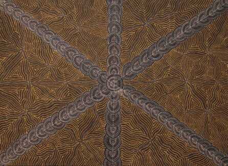 CHANTELLE JONES "Bush Flowers" Acrylic on canvas. Painted 2021. Comes with Certificate of Authenticity. Artwork is stretched and ready to hang. 95cm x 130cm