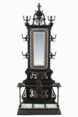 CAST IRON HALL STAND