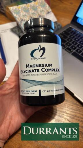 Magnesium Glycinate Complex, 240 Vegetarian Capsules, Designs for Health
