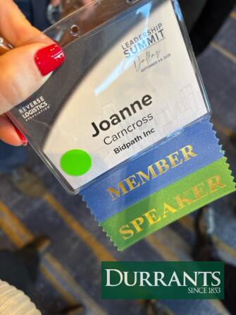 Leadership Summit Badge, Joanne Camcross, Speaker, Bidpath Inc, Dallas, Sep 2023