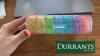 Weekly Pill Organizer, Multicolored, 7 Removable Compartments, Monday to Sunday Labels - 2