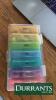 Weekly Pill Organizer, Multicolored, 7 Removable Compartments, Monday to Sunday Labels - 3