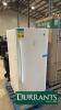 White Upright Freezer, Approx. 17-21 cu ft, Frost-Free, Digital Controls, Locking Door