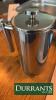 Stainless Steel Double Wall French Press, 34oz, Modern Design, Dishwasher Safe, Polished Finish - 3