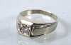 10Kt Diamond Ring - Sz 10