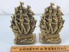 Peerage "Sovereign of the Seas" Brass Bookends - 4