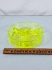 Stunning Vaseline Glass Divided Dish - 3