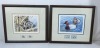 C.E.Beacon 7689/9500 framed wildlife print and