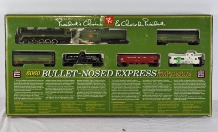 PC 6060 bullet nosed express train set HO scale