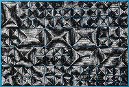 THOMAS TJAPALTJARRI"Tingari"Acrylic on canvas.Painted in 2021.Comes with Certificate of Authenticity.Artwork is stretched and ready to hang.103cm x 151cm