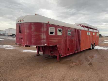 Horse Transport 5th Wheel Livestock Trailer