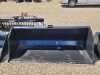 84 in. Skid Steer Snow/Litter Bucket