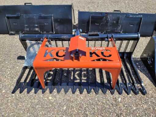 76 in. Single Cylinder Skeleton Grapple Bucket v3