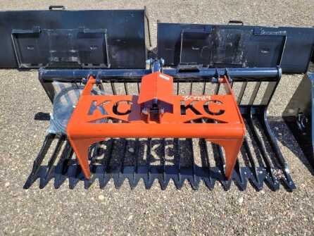 76 in. Single Cylinder Skeleton Grapple Bucket v3