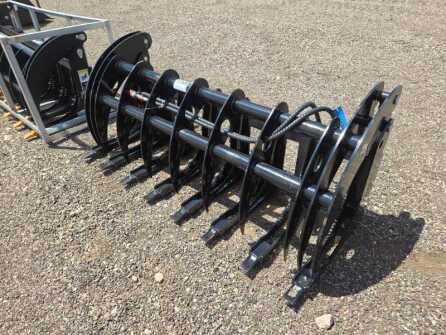 2026 Skid Steer Quick Attach (72") Curved Log Grabber