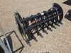 2026 Skid Steer Quick Attach (72") Curved Log Grabber - 2