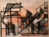 JOHN SENNHAUSER (1907-1978) 1945 ABSTRACT WATERCOLOR