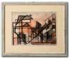 JOHN SENNHAUSER (1907-1978) 1945 ABSTRACT WATERCOLOR - 2