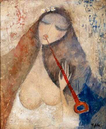 JIRI TYLEK (1948-2019) OIL ON CANVAS BOARD