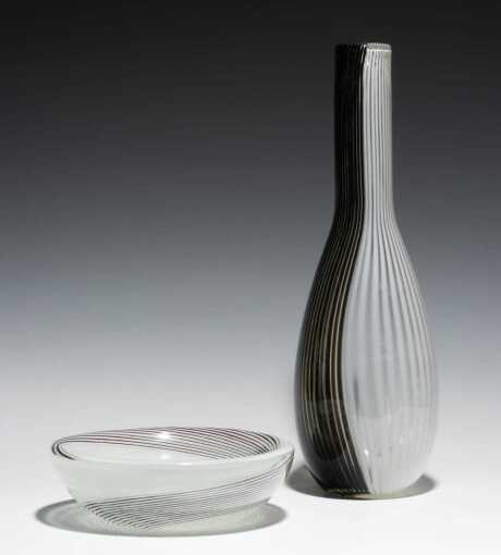 DINO MARTENS INTERNALLY DECORATED ART GLASS FOR TOSO