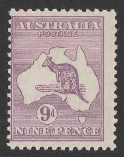 9d violet. F-VF MUH. SG 133. ACSC 29A cat $150.