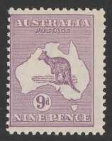 9d violet. F-VF MUH. SG 133. ACSC 29A cat $150.