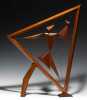 CLARENCE TEED (1915-1994) GEOMETRIC ABSTRACT SCULPTURE - 9