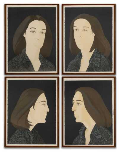 ALEX KATZ (B. 1927) FOUR LITHOGRAPHS WITH SCREENPRINT
