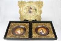 Austrian Victoria Bowls Depicting Ladies
