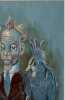 KARL PRIEBE (1914-1976) MAGIC REALIST GOUACHE ON PAPER - 4