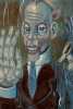 KARL PRIEBE (1914-1976) MAGIC REALIST GOUACHE ON PAPER - 7