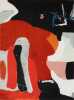 JAMES BROOKS (1906-1992) PENCIL SIGNED COLOR LITHO