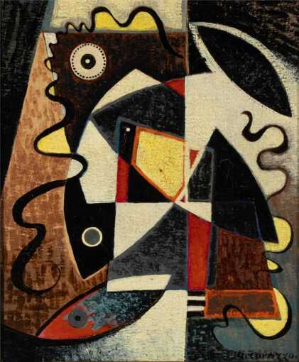 ALEXANDER CORAZZO (1908-1971) OIL ON ARTIST'S BOARD