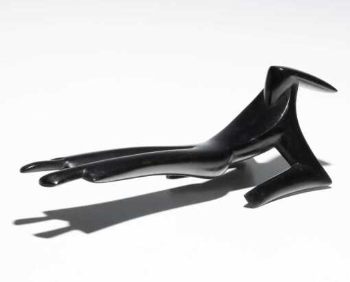 UNIDENTIFIED MODERNIST BRONZE SCULPTURE IN BLACK PATINA