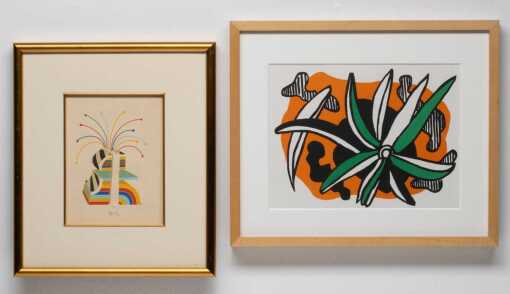 WERNER PFEIFFER SERIGRAPH, FERNAND LEGER OFFSET LITHO