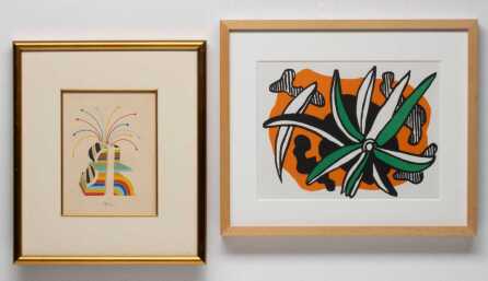 WERNER PFEIFFER SERIGRAPH, FERNAND LEGER OFFSET LITHO