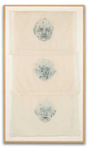 KIKI SMITH (B. 1954) LITHOGRAPH WITH COLLAGE