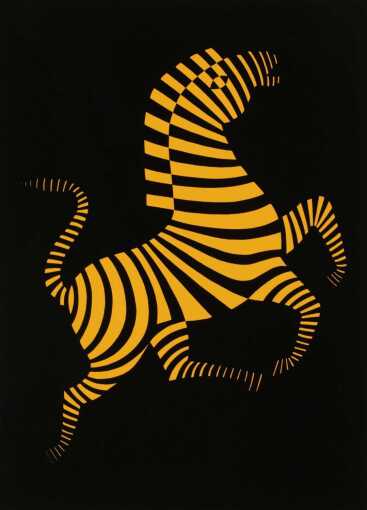 VICTOR VASARELY (1906-1997) PENCIL SIGNED SERIGRAPH