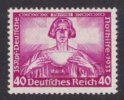 1933 Wagner 40pf magenta. VF fresh MUH, pristine never hinged original gum.